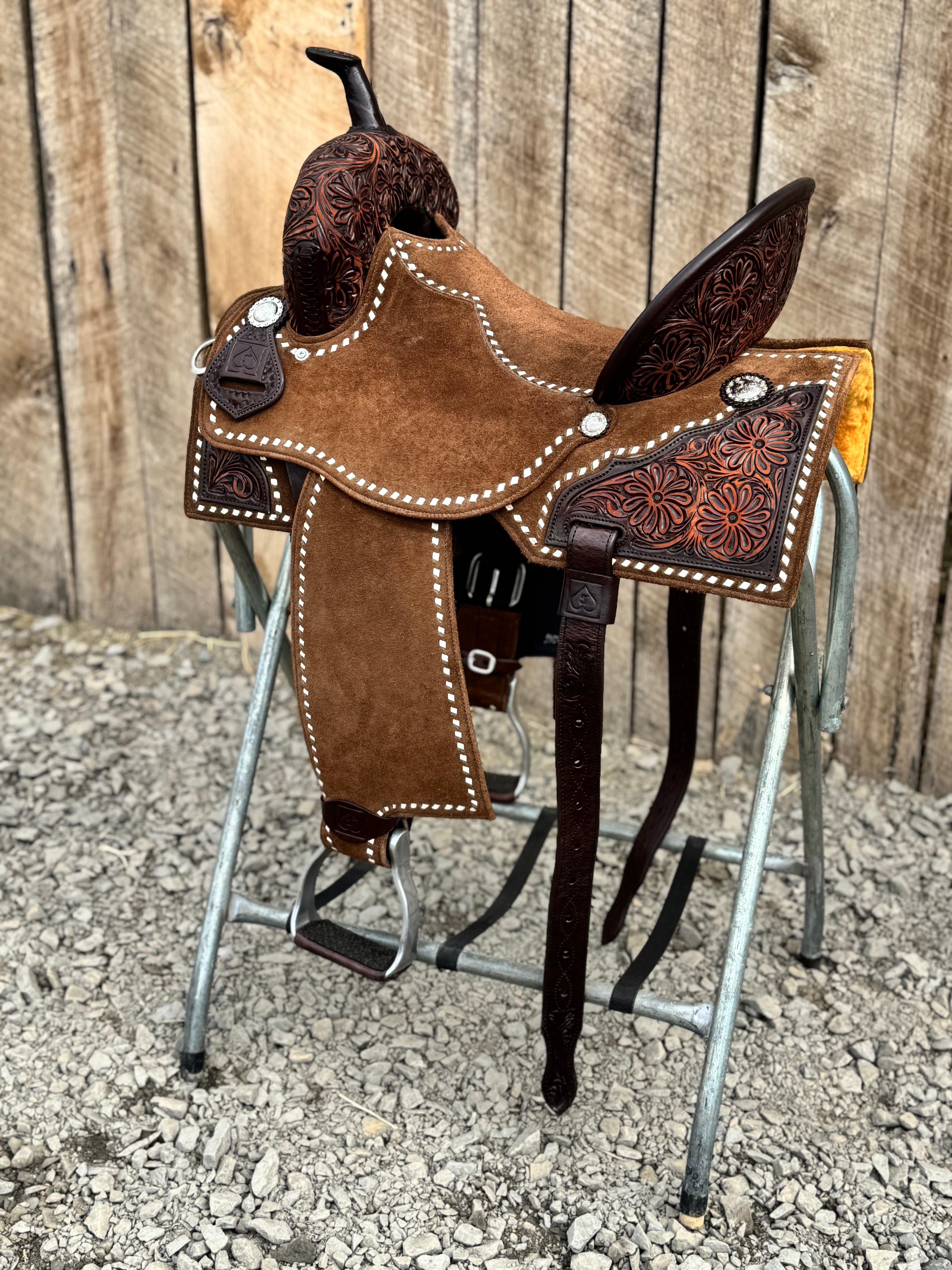 CAPPUCCINO DAISY SQUARE SKIRT SADDLE | SPINAL RELIEF