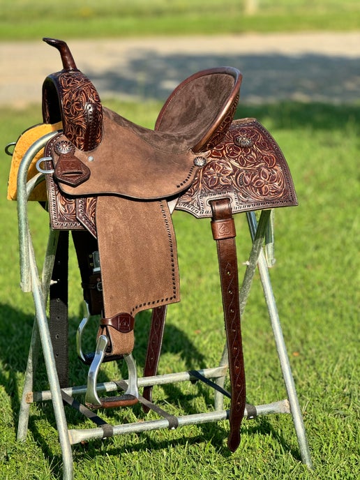MICHELLE ALL LEATHER SADDLE | SQUARE