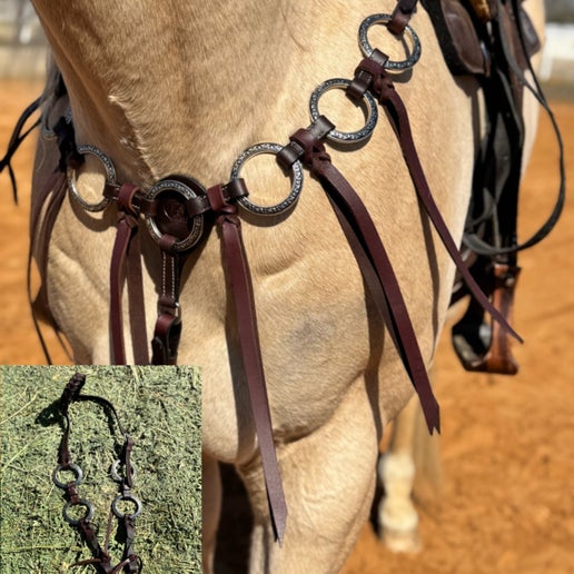 RING TACK SET | SILVER FRINGE
