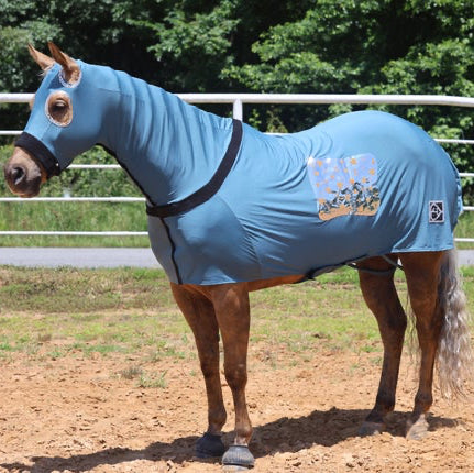 DUSTY BLUE FULL BODY SLINKY