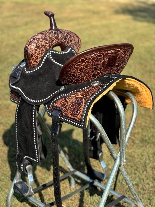 BLACK MICHELLE SADDLE | PENCIL ROLL