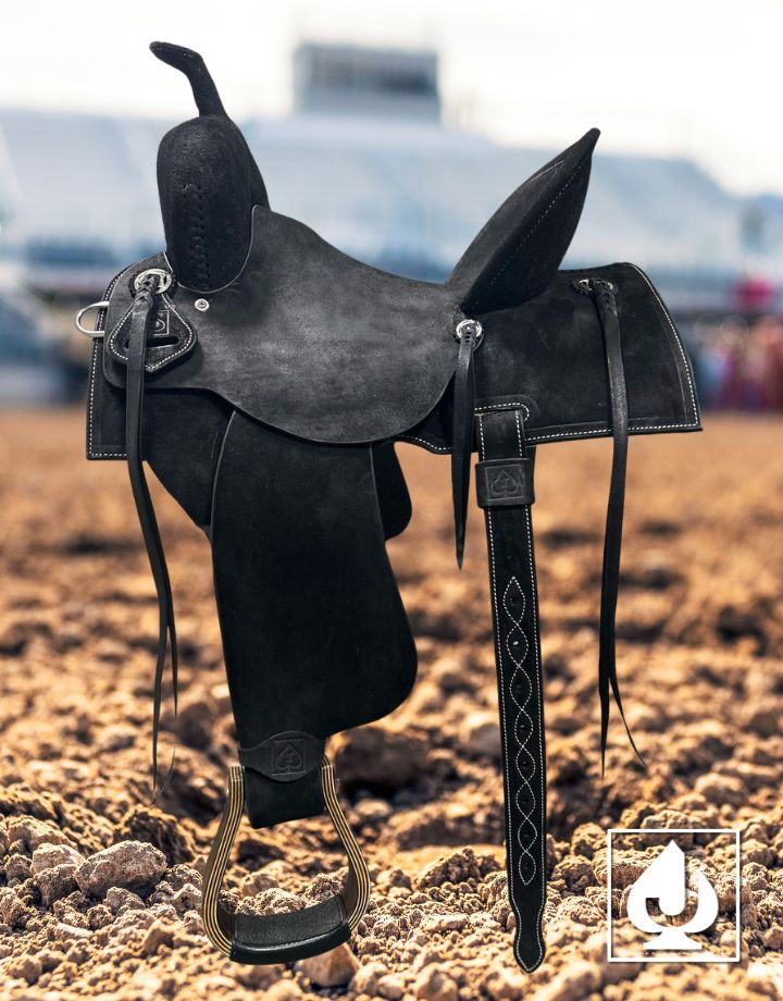 BLACK ALL LEATHER SADDLE | CUSTOM ORDER