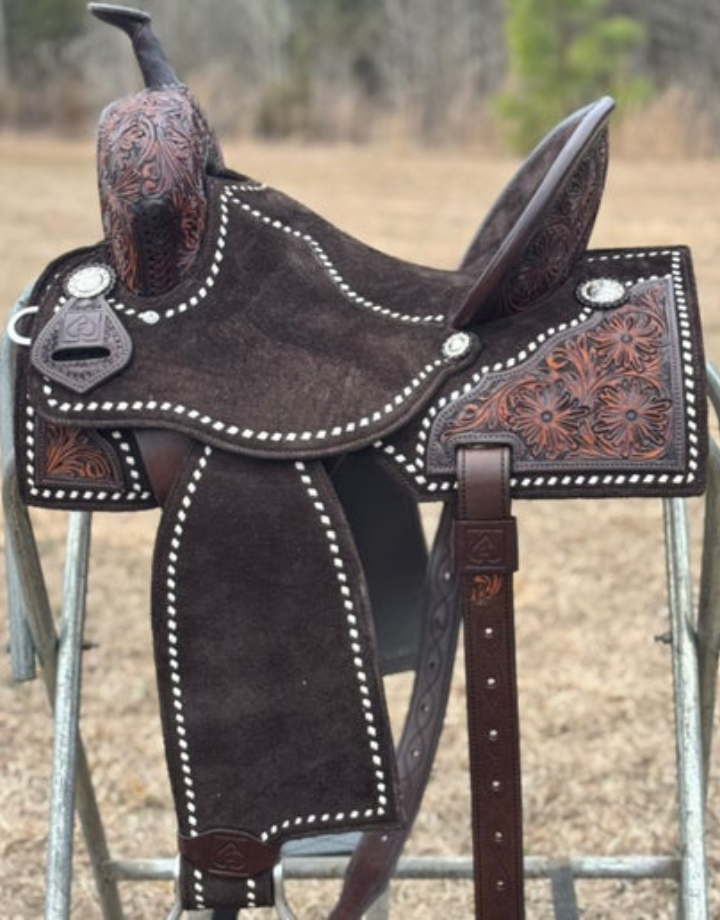 CHOCOLATE MICHELLE SADDLE | SQUARE SKIRT