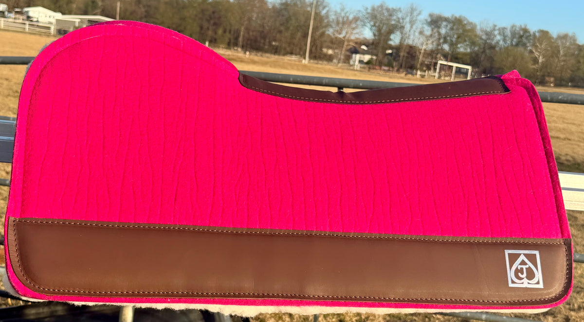 PINK WITHER RELIEF PAD – Josh Andrews Saddles