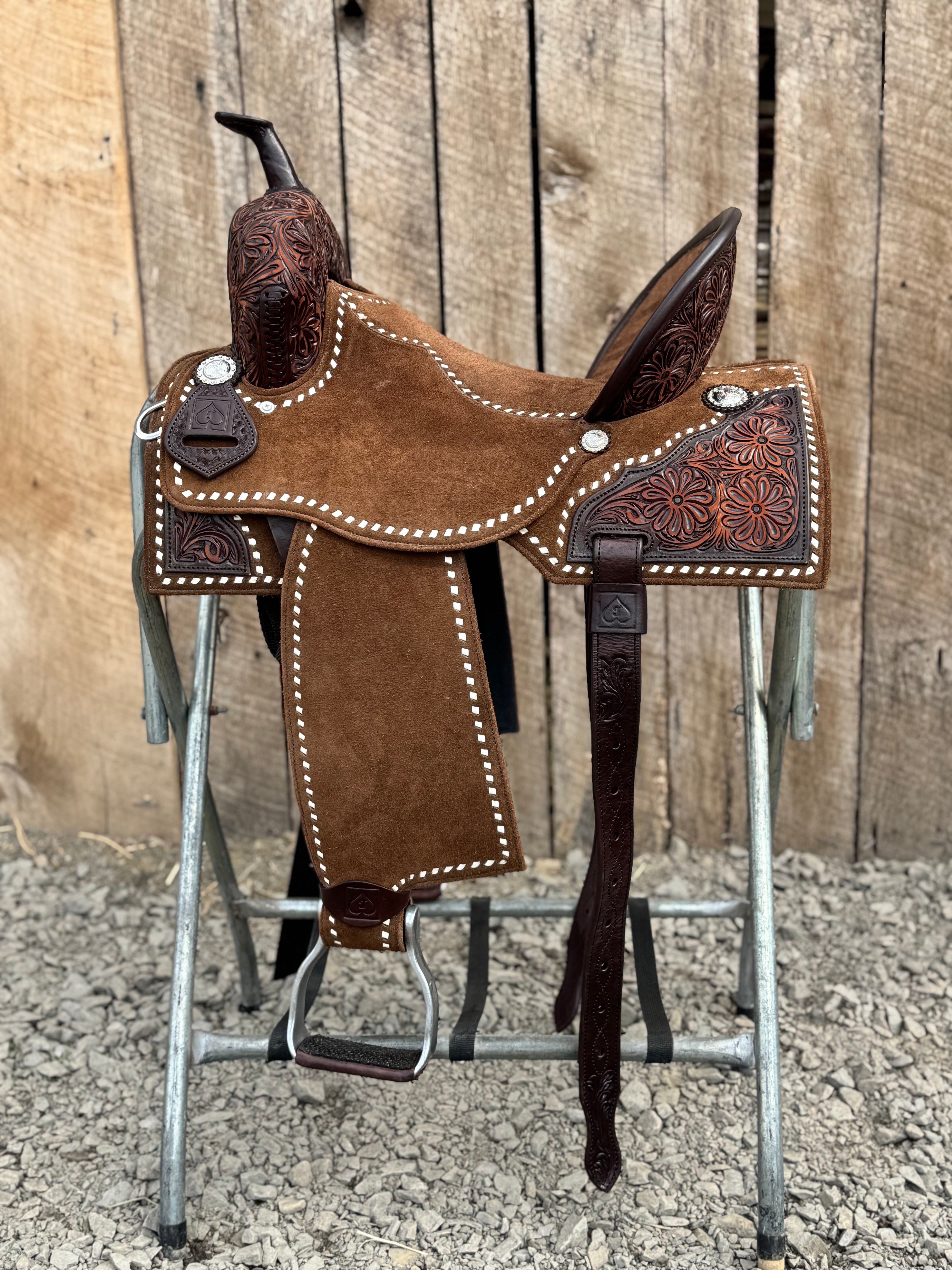 CAPPUCCINO DAISY SQUARE SKIRT SADDLE | SPINAL RELIEF