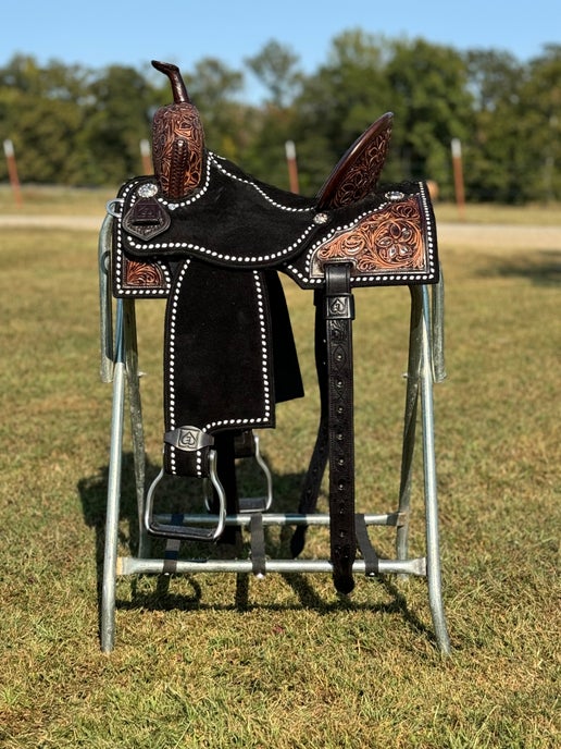 BLACK MICHELLE SADDLE | PENCIL ROLL